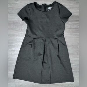 ✨Girls Lands' End Gray Pleated A-Line Dress